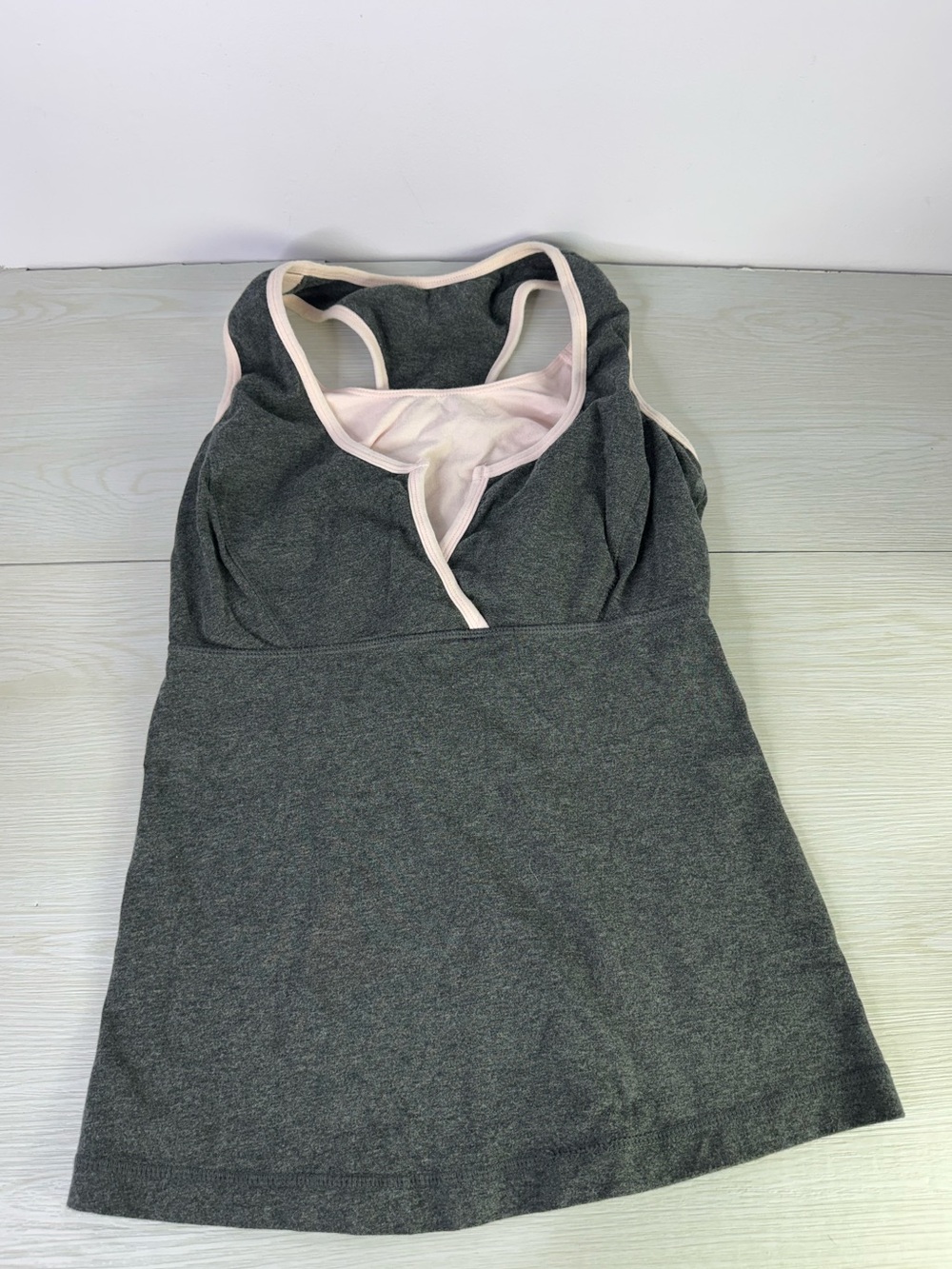 Bally Total Fitness Shirt Womens Small Tank Top Sleeveless Sports Bra 2-n-1